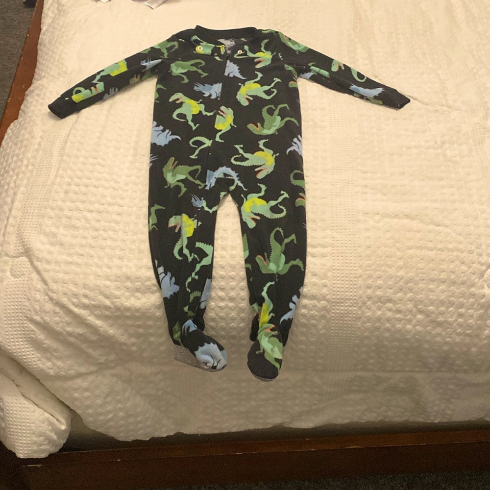 This is a onesie pajama for a boy